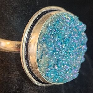 Titanium Druzy Ring